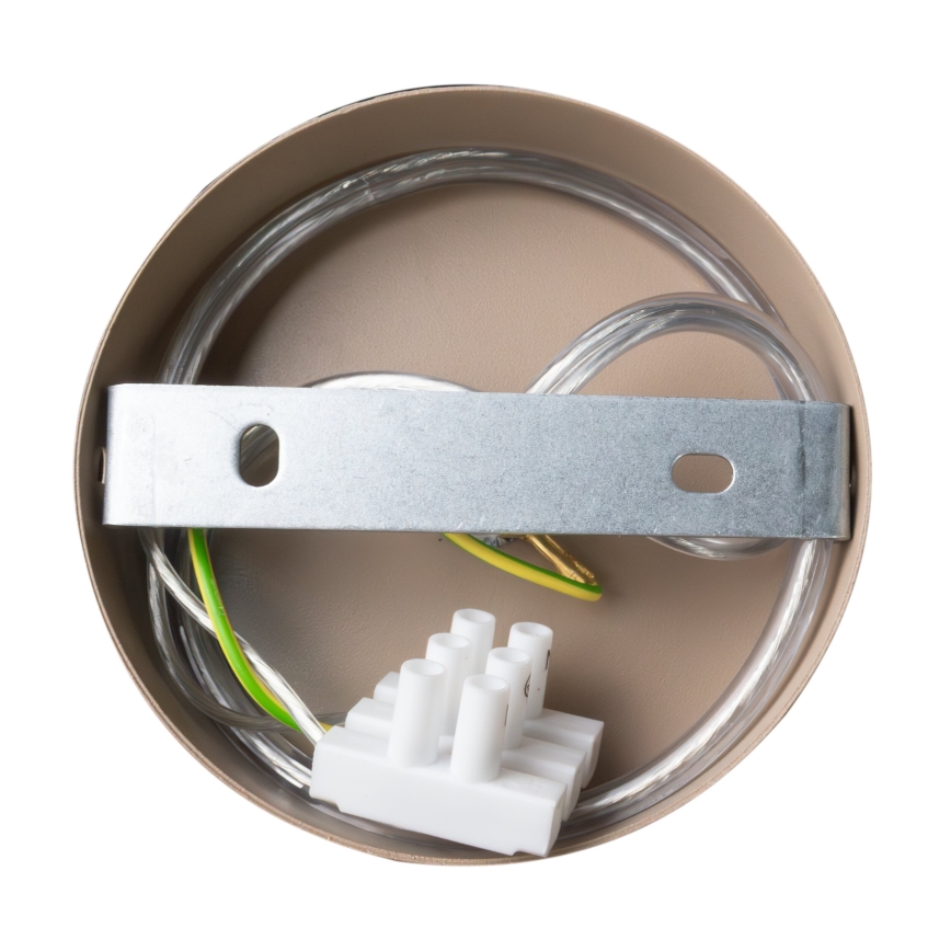 Brilagi - Csillár zsinóron ABRAHAM 1xE27/60W/230V átm. 35 cm bézs