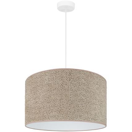 Brilagi - Csillár zsinóron BOUCLE ROLLER 1xE27/15W/230V átm. 45 cm barna