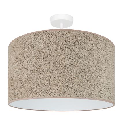 Brilagi - Csillár zsinóron BOUCLE ROLLER 1xE27/15W/230V átm. 45 cm barna