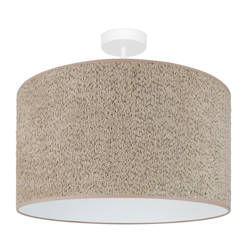 Brilagi - Csillár zsinóron BOUCLE ROLLER 1xE27/15W/230V átm. 45 cm barna