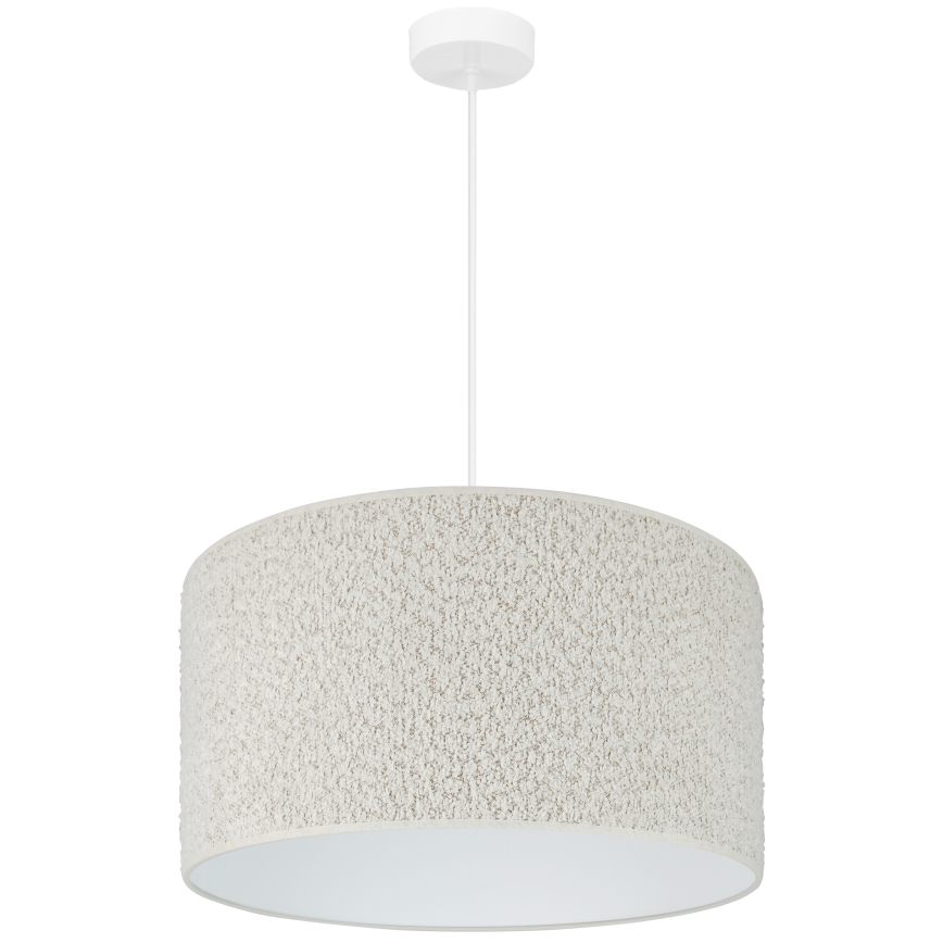 Brilagi - Csillár zsinóron BOUCLE ROLLER 1xE27/15W/230V átm. 45 cm krémes