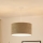 Brilagi - Csillár zsinóron BOUCLE ROLLER 1xE27/15W/230V átm. 50 cm barna