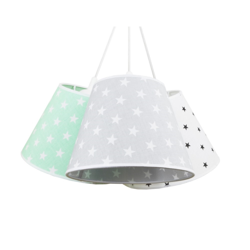 Brilagi - Csillár zsinóron LYRA 3xE27/60W/230V