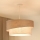 Brilagi - Csillár zsinóron DOVER SHINE 1xE27/15W/230V átm. 50 cm szürke/krémes