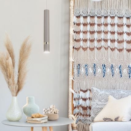 Brilagi - Csillár zsinóron POKER 1xGU10/25W/230V bézs/arany