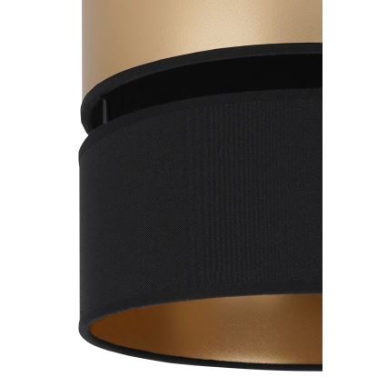 Brilagi - Csillár zsinóron ROYAL 1xE27/15W/230V átm. 25 cm fekete/arany