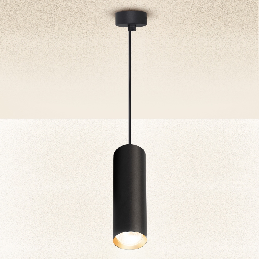 Brilagi - Csillár zsinóron SELE 1xGU10/30W/230V fekete/arany