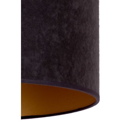 Brilagi - Csillár zsinóron VELVET 1xE27/40W/230V szürke/arany