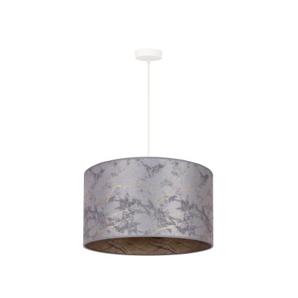 Brilagi - Csillár zsinóron VELVET 1xE27/40W/230V szürke/arany