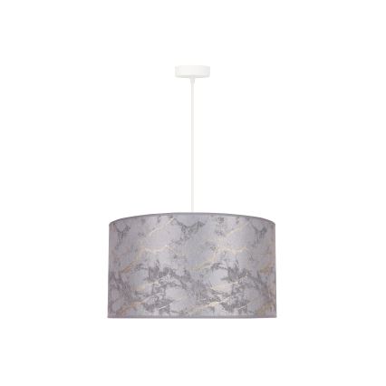 Brilagi - Csillár zsinóron VELVET 1xE27/40W/230V szürke/arany