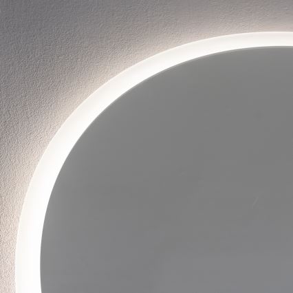 Brilagi - CUNEO LED-es fürdőszobai tükör, 25W/230V, átm. 80 cm, IP44, CRI 90, fényerőszabályozható + CCT
