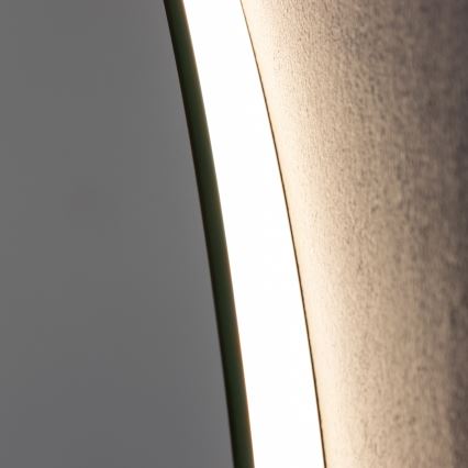 Brilagi - DEMI ECO LED fűtött fürdőszobai tükör LED/12W/230V átmérő 60 cm IP44 CRI 90 dimmelhető + CCT