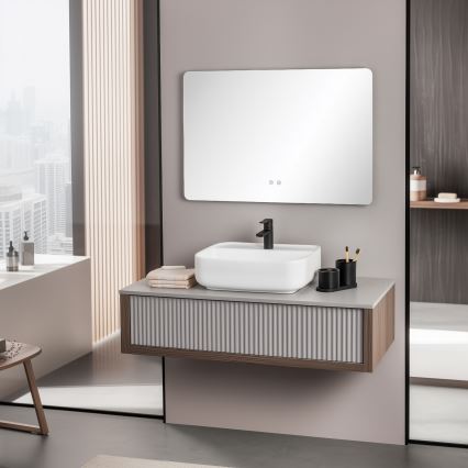 Brilagi - LED fürdőszobai fűtött tükör DIANA LED/20W/230V 60x90 cm IP44 CRI 90 dimmelhető + CCT