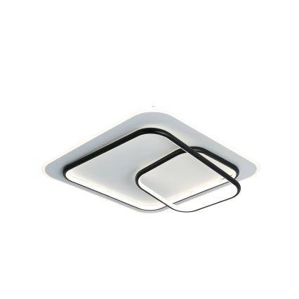Brilagi - FLARE fényerőszabályozható mennyezeti LED lámpatest LED/81W/230V 3000-6000K 50x50 cm fehér/fekete + távirányító