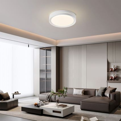 Brilagi - LED dimmelhető mennyezeti lámpa KREON LED/54W/230V 3000-6000K fehér átm. 38 cm + távirányítóval