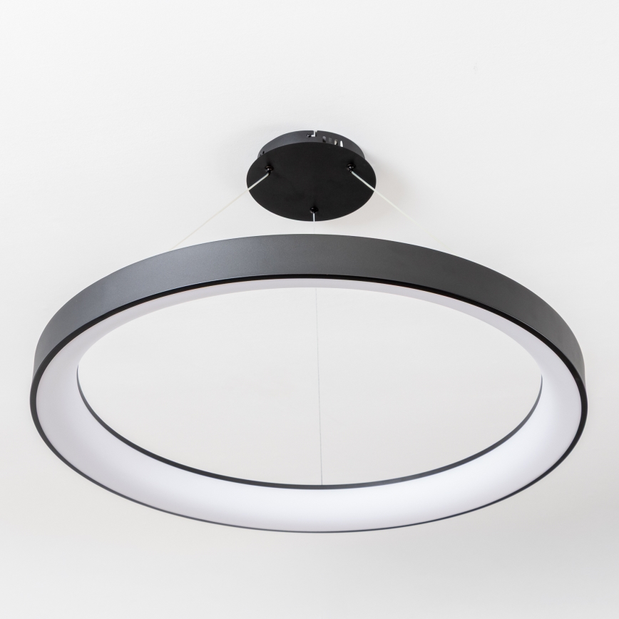 Brilagi - LED fényerőszabályozható, kábelen függesztett csillár FALCON II LED/108W/230V 3000-6500K átm. 80 cm fekete + távirányító