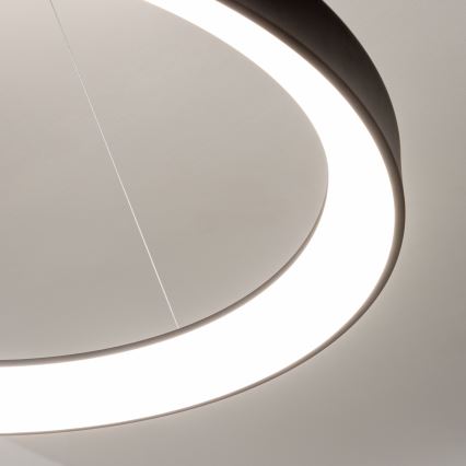 Brilagi - LED fényerőszabályozható, kábelen függesztett csillár FALCON II LED/108W/230V 3000-6500K átm. 80 cm fekete + távirányító