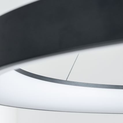 Brilagi - LED fényerőszabályozható, kábelen függesztett csillár FALCON II LED/108W/230V 3000-6500K átm. 80 cm fekete + távirányító