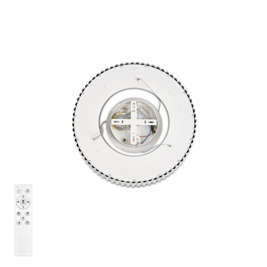 Brilagi - Fényerőszabályozható LED kábelre függesztett csillár FALCON MODERN LED/30W/230V 3000-6000K átmérő 40 cm fehér + távirányító