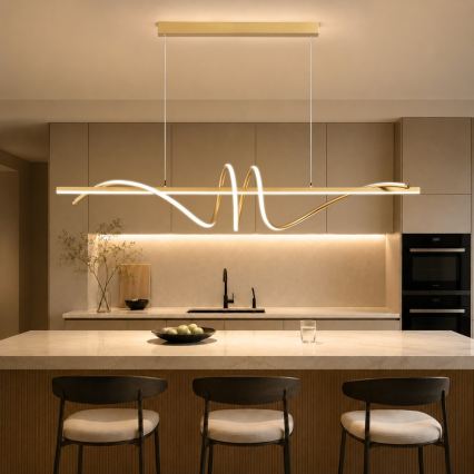 BRILAGI - LED dimmelhető csillár kábellel SIGNATURE LED/50W/230V 3000-6000K 120 cm arany + távirányító