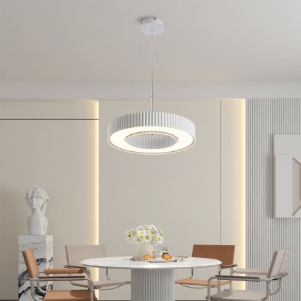 Brilagi - LUMIX, fényerőszabályozható sodronykábeles LED csillár, 48W/230V, 3000-6000K, fehér, átmérő 50 cm + távirányító