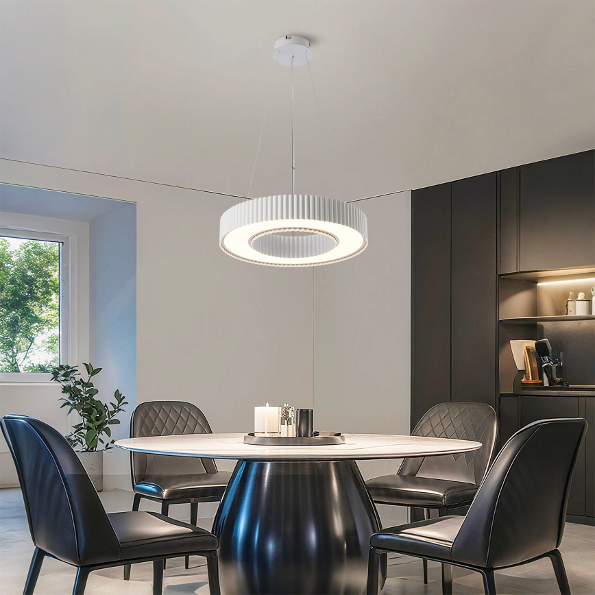 Brilagi - LUMIX, fényerőszabályozható sodronykábeles LED csillár, 48W/230V, 3000-6000K, fehér, átmérő 50 cm + távirányító