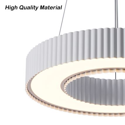 Brilagi - LUMIX, fényerőszabályozható sodronykábeles LED csillár, 48W/230V, 3000-6000K, fehér, átmérő 50 cm + távirányító