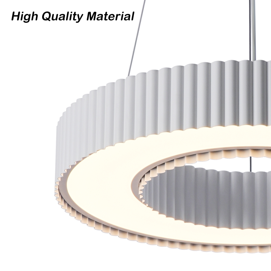 Brilagi - LUMIX, fényerőszabályozható sodronykábeles LED csillár, 48W/230V, 3000-6000K, fehér, átmérő 50 cm + távirányító