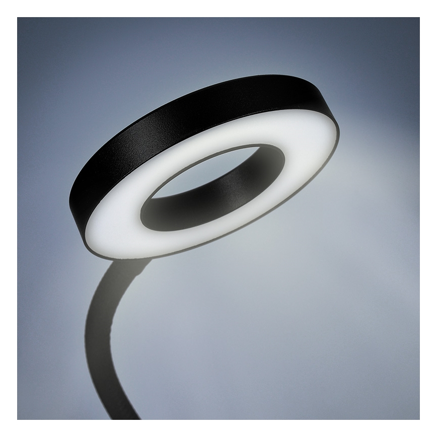 Brilagi - Dimmelhető LED csíptetős lámpa ORBELA LED/8W/5V 3000/4000/5000K fekete