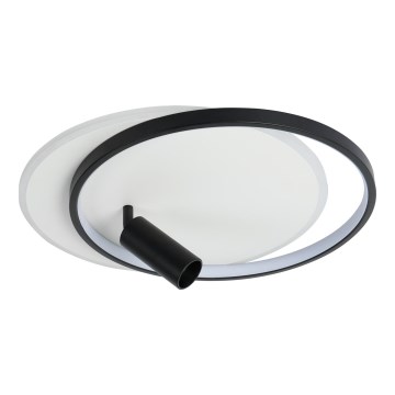 Brilagi - Dimmelhető LED-es mennyezeti lámpatest UNITY LED/48W/230V + 1xGU10/3W 3000-6000K 39x45 cm fehér/fekete + távirányító