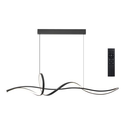 Brilagi - SIGNATURE LED dimmelhető kábelen függesztett csillár LED/55W/230V 3000-6000K 120x23 cm fekete + távirányító