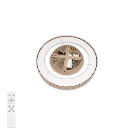 Brilagi - Dimmelhető FALCON MODERN kábeles függeszték LED/30W/230V 3000-6500K 40 cm bézs + távirányítóval