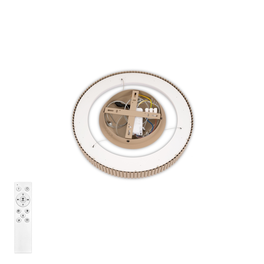Brilagi - Dimmelhető FALCON MODERN kábeles függeszték LED/30W/230V 3000-6500K 40 cm bézs + távirányítóval