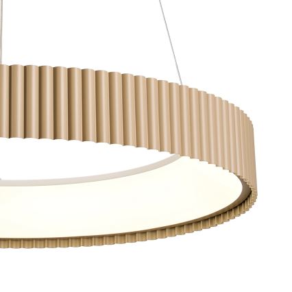 Brilagi - LED, fényerőszabályozható kábeles függőlámpa FALCON MODERN LED/54W/230V 3000-6500K átm. 60 cm, bézs + távirányítóval