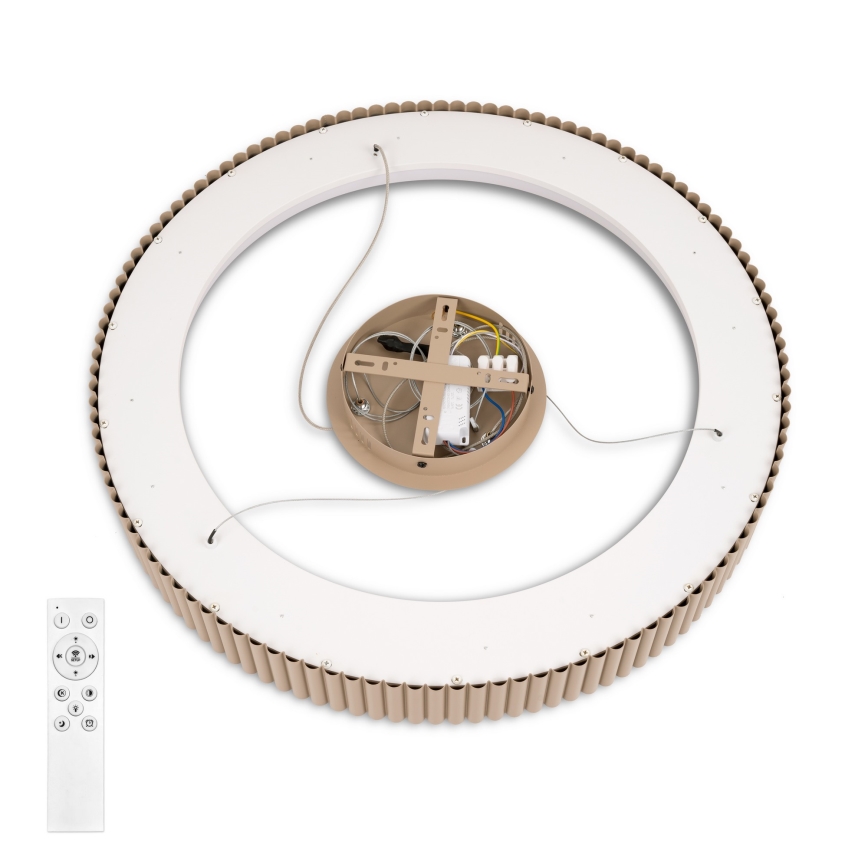 Brilagi - LED, fényerőszabályozható kábeles függőlámpa FALCON MODERN LED/54W/230V 3000-6500K átm. 60 cm, bézs + távirányítóval