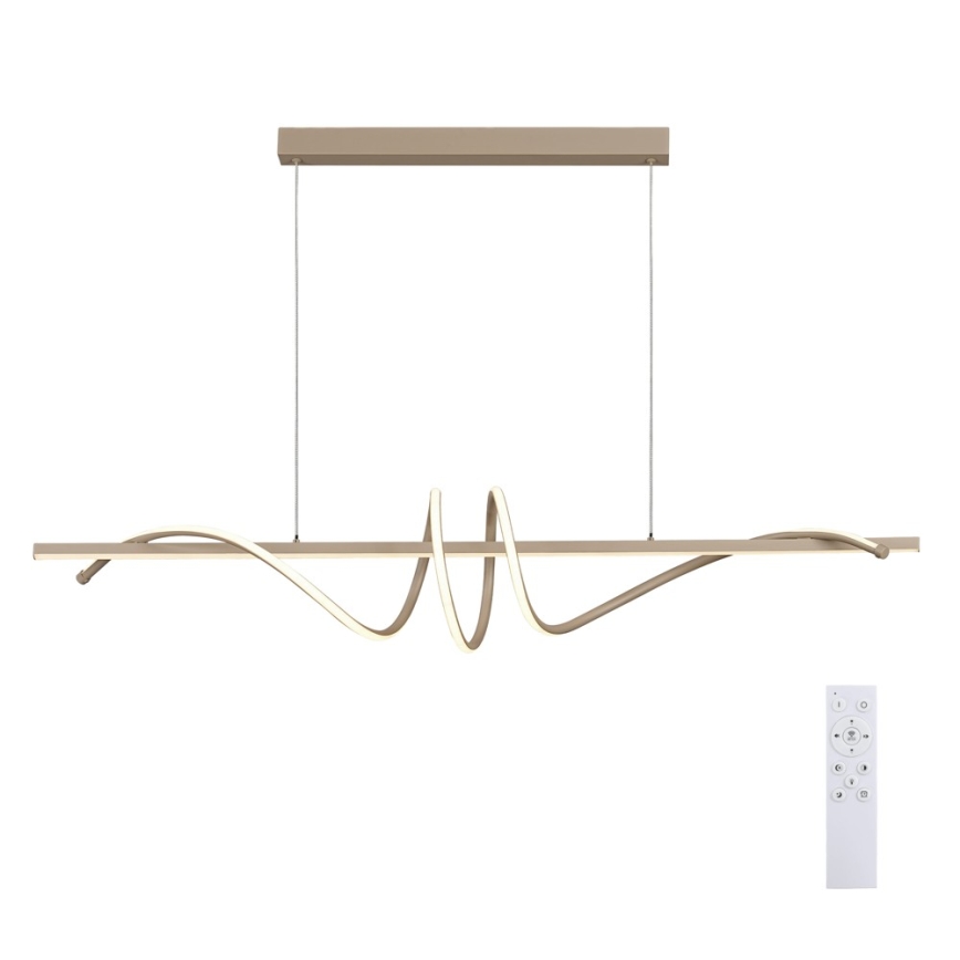 BRILAGI - LED dimmelhető csillár kábelen SIGNATURE LED/50W/230V 3000-6000K 120 cm bézs + távirányító