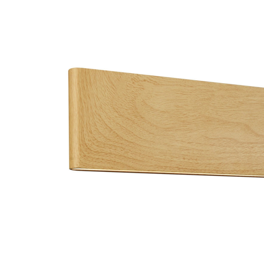 Brilagi - LED dimmelhető csillár kábelen SLIMLINE LED/40W/230V 3000-6000K tölgy dekor + távirányító