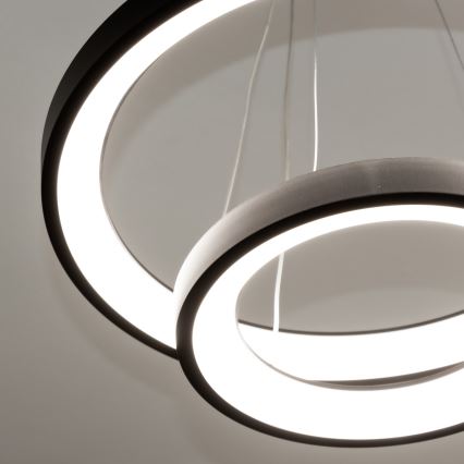 Brilagi - LED fényerőszabályozható függeszték kábelen FALCON SLIM LED/68W/230V 3000-6500K átm. 50 cm fekete + távirányító