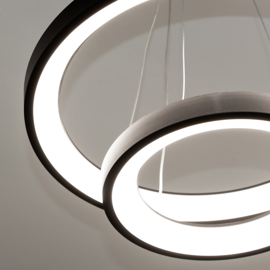 Brilagi - LED fényerőszabályozható függeszték kábelen FALCON SLIM LED/68W/230V 3000-6500K átm. 50 cm fekete + távirányító