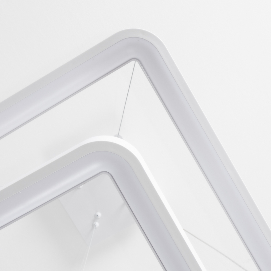 Brilagi - LED fényerőszabályozható kábeles függőlámpa FALCON SLIM LED/78W/230V 3000-6500K 50x50 cm fehér + távirányítóval