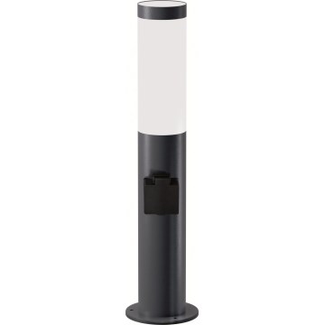 Brilagi - Dimmelhető LED kültéri lámpa aljzattal ELIA 1xE27/6W/230V 2700-6500K IP44 Wi-Fi 50 cm antracitszürke