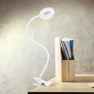 Brilagi - Dimmelhető LED-lámpa csíptetővel ORBELA LED/8W/5V 3000/4000/5000K fehér