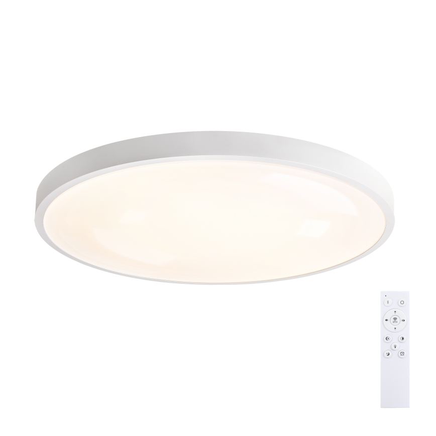 Brilagi - Dimmelhető LED mennyezeti lámpa GLASS POOL DOUBLE LED/80W/230V 3000-6000K 60 cm fehér + távirányító