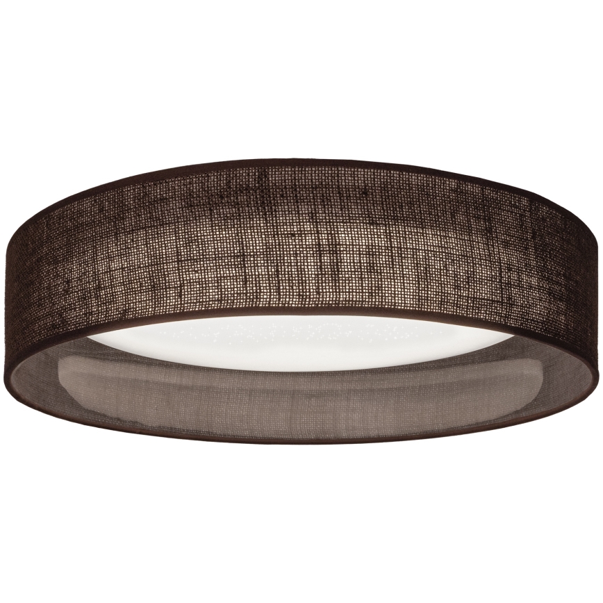 Brilagi - LED dimmelhető mennyezeti lámpatest VELVET SMARTIX STARS LED/24W/230V 3000-6000K átm. 45 cm barna Wi-Fi Tuya Beacon + távirányító