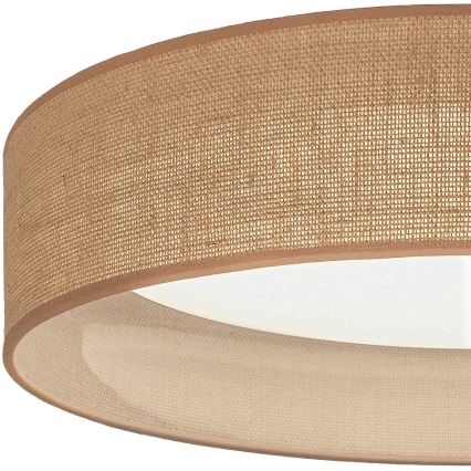 Brilagi - LED dimmelhető mennyezeti lámpa VELVET SMARTIX STARS LED/24W/230V 3000-6000K átm. 45 cm bézs Wi-Fi Tuya Beacon + távirányító