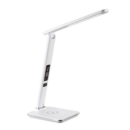 Brilagi - LED dimmelhető asztali lámpa QI vezeték nélküli töltéssel és USB-csatlakozóval REGINA LED/8,5W/230V fehér
