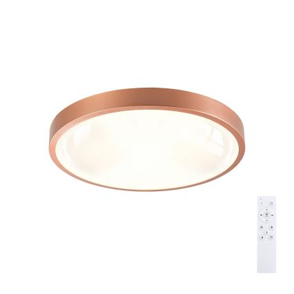 BRILAGI - LED dimmelhető mennyezeti lámpa GLASS POOL DOUBLE LED/48W/230V átmérő 40 cm rézszínű + távirányító
