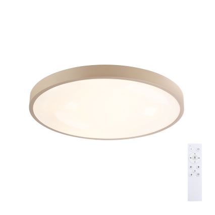 Brilagi - LED Dimmelhető mennyezeti lámpatest GLASS POOL DOUBLE LED/60W/230V 3000-6000K 50 cm bézs + távirányító