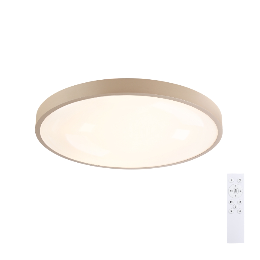Brilagi - LED Dimmelhető mennyezeti lámpatest GLASS POOL DOUBLE LED/60W/230V 3000-6000K 50 cm bézs + távirányító