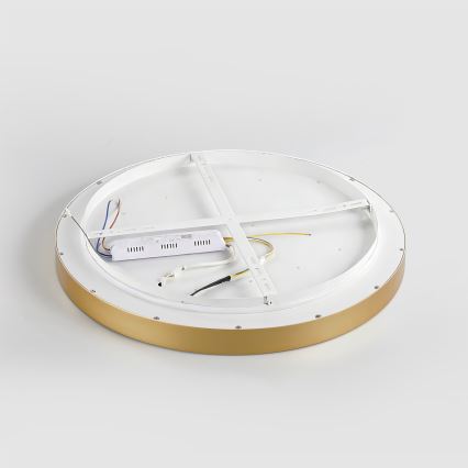 Brilagi - LED dimmelhető mennyezeti lámpa GLASS POOL DOUBLE LED/80W/230V 3000-6000K 60 cm aranyszínű + távirányító